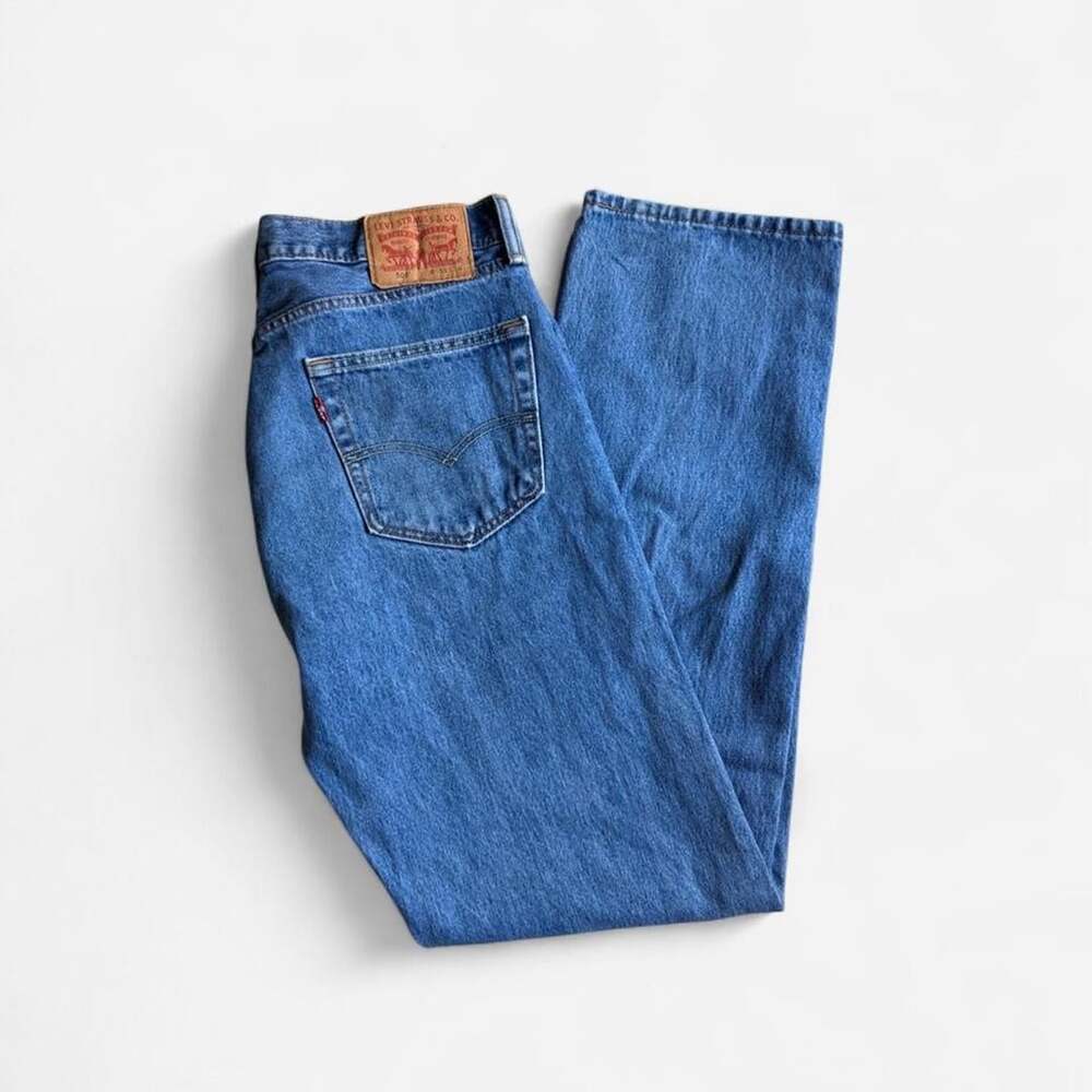 Levi's 505 Jeans 33x34 Straight Blue Denim